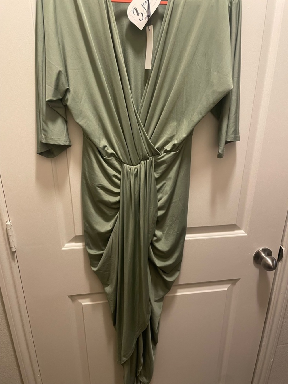 Dress Day Venetian Ruched Bodycon Dress